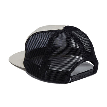 By Parra Measuring Tape Logo 5 Panel Hat - Light Grey