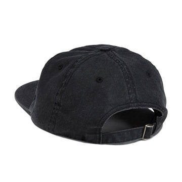 By Parra Signature 6 Panel Hat - Black Twill