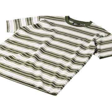 By Parra Signature Striped T-Shirt - Green