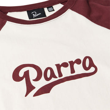 By Parra Baller Of The Based Raglan Long Sleeve T-Shirt - Dark Red