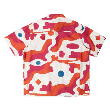 By Parra Abstract Mountain Shirt - Red