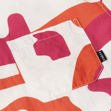 By Parra Abstract Mountain Shirt - Red