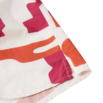 By Parra Abstract Mountain Shirt - Red