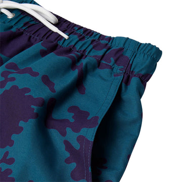 By Parra Purple Camo Man Boardshorts - Blue