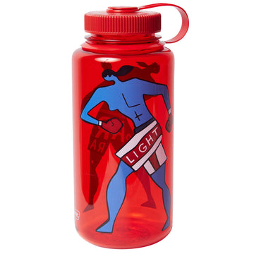 By Parra Water Slapped Nalgene Water Bottle - Red