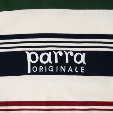 By Parra Original Stripe Long Sleeve T-Shirt - Pine Green