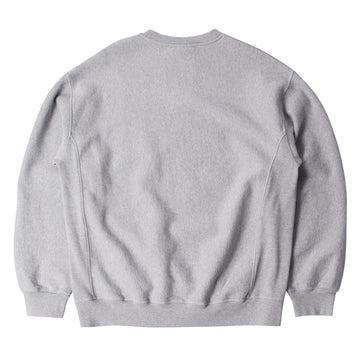 By Parra Balloon Logo Cross-Grain Crewneck Sweatshirt - Heather Grey
