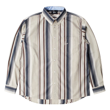 By Parra Vertical Darwin Long Sleeve Shirt - Grey