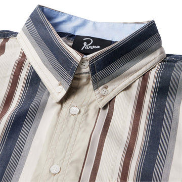 By Parra Vertical Darwin Long Sleeve Shirt - Grey