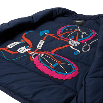 By Parra New System Puffer Vest - Navy Blue