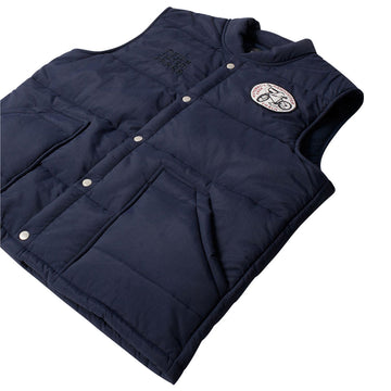 By Parra New System Puffer Vest - Navy Blue