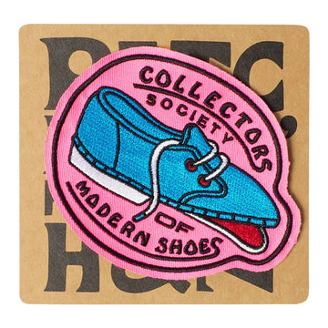 By Parra Shoe Collector Embroidered Patch - Pink