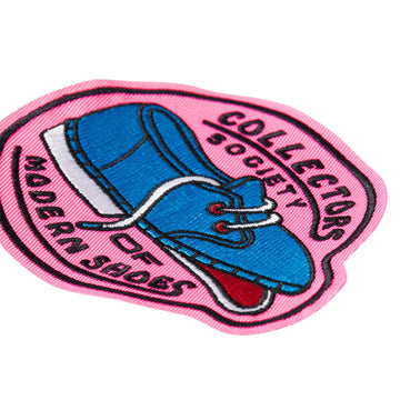 By Parra Shoe Collector Embroidered Patch - Pink