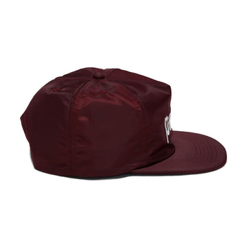 By Parra Distorted 90s Memory 6 Panel Hat - Dark Red