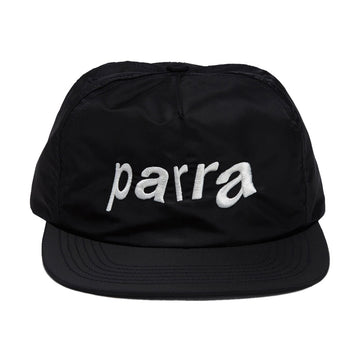 By Parra Distorted 90s Memory 6 Panel Hat - Black