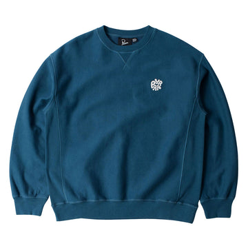 By Parra Balloon Logo Cross-Grain Crewneck Sweatshirt - Blue
