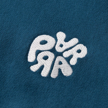 By Parra Balloon Logo Cross-Grain Crewneck Sweatshirt - Blue