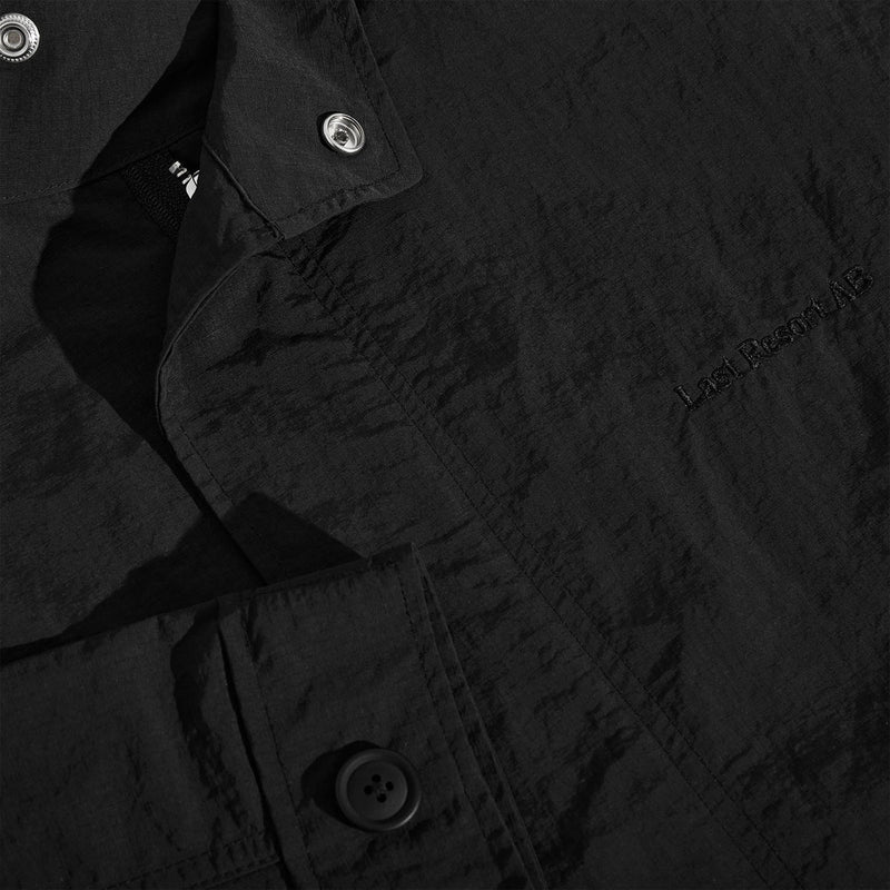 Last Resort AB Cropped Parka Jacket - Black