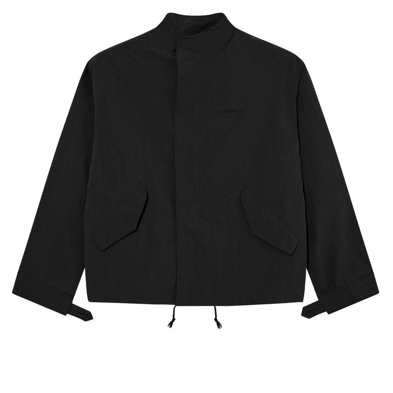 Last Resort AB Cropped Parka Jacket - Black