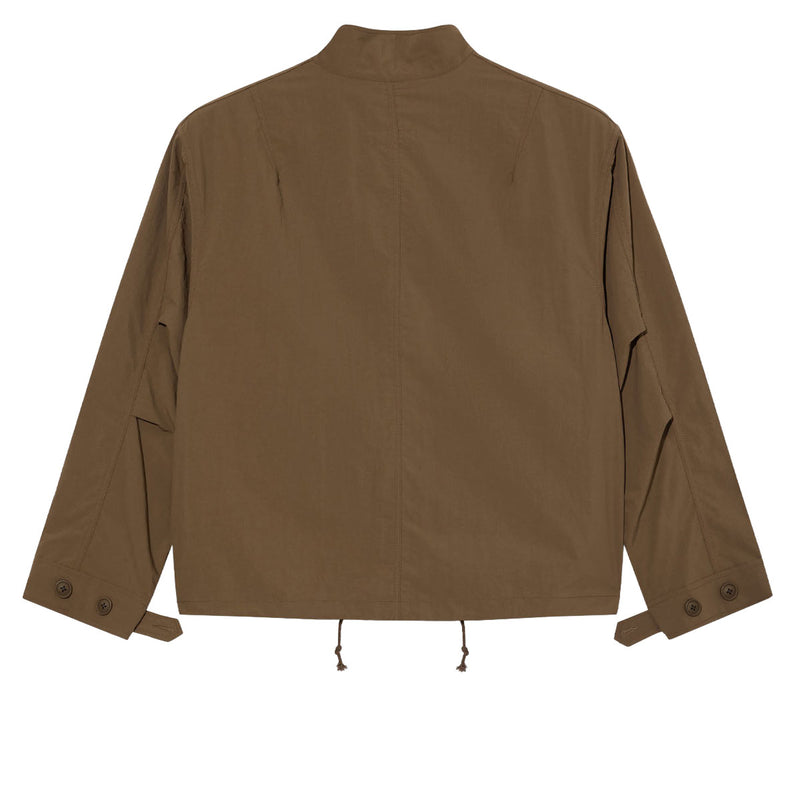Last Resort AB Cropped Parka Jacket - Brown Khaki