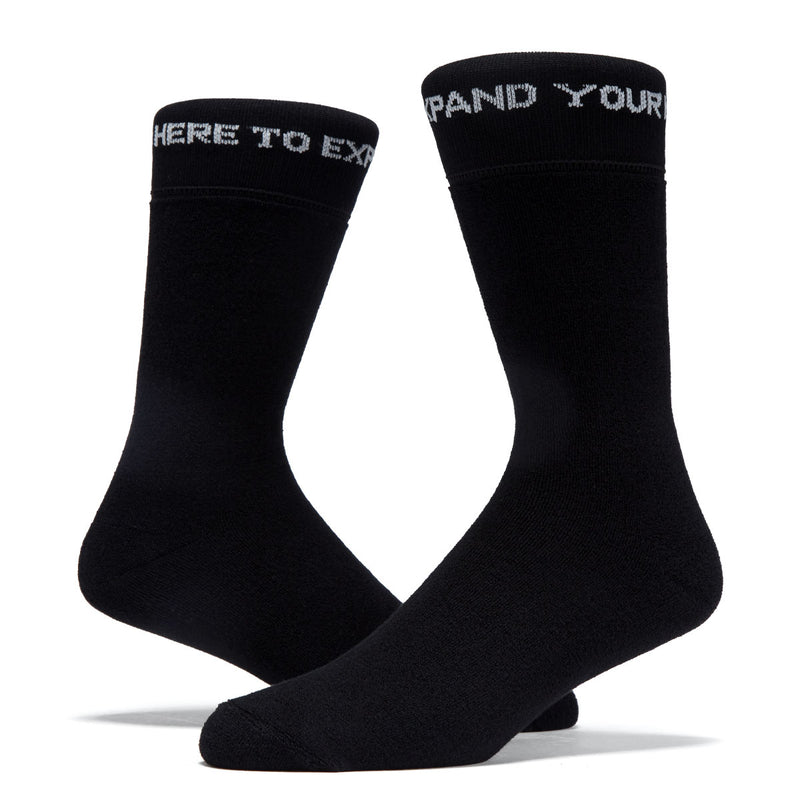 Last Resort AB Reverse Terry Socks - Black