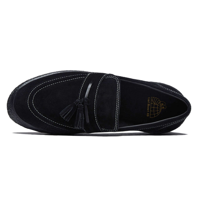 Last Resort AB VM005 Loafer Shoes - Black/Black/White Stitch