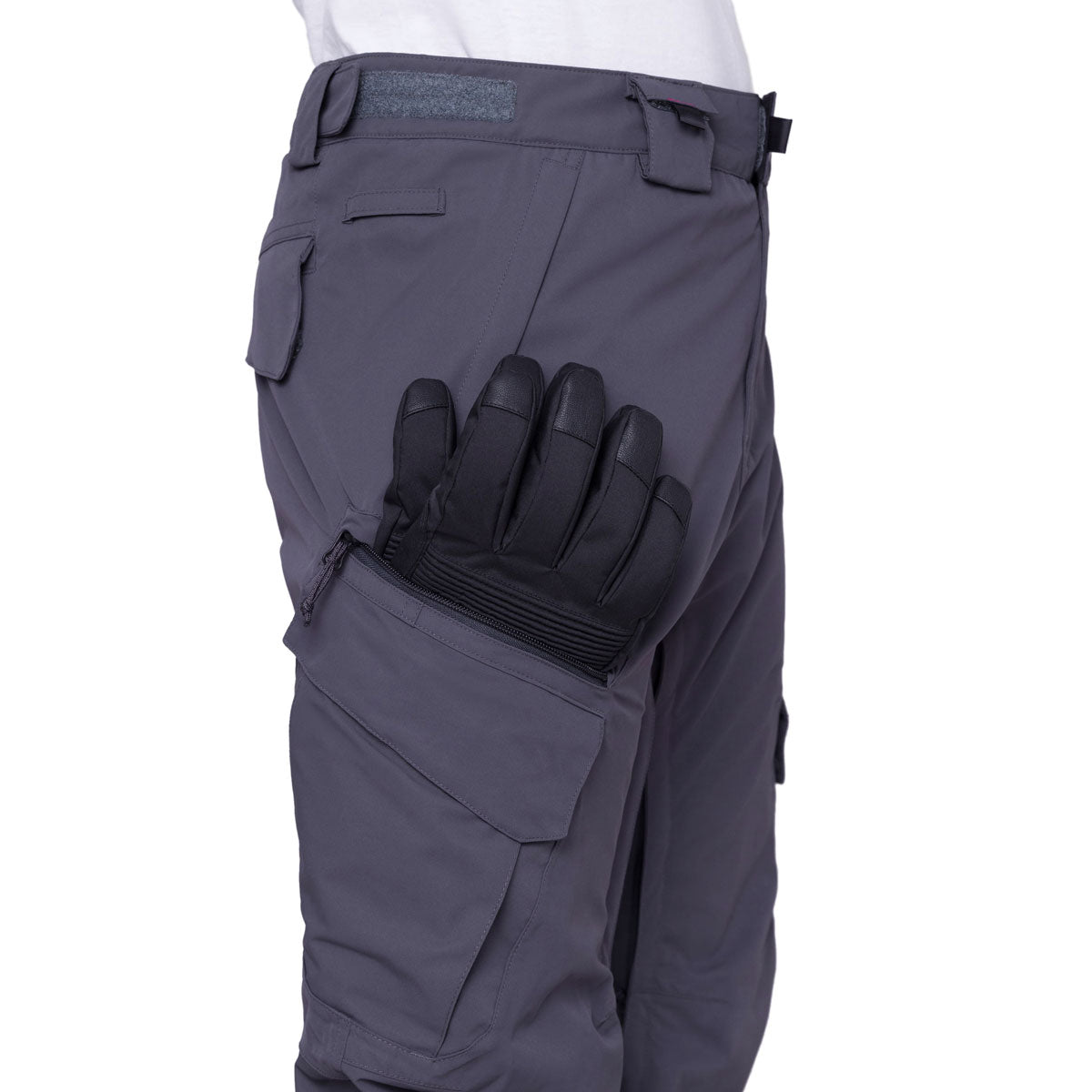 686 Men's Smarty 3-In-1 Cargo Snowboard Pants - Charcoal image 4