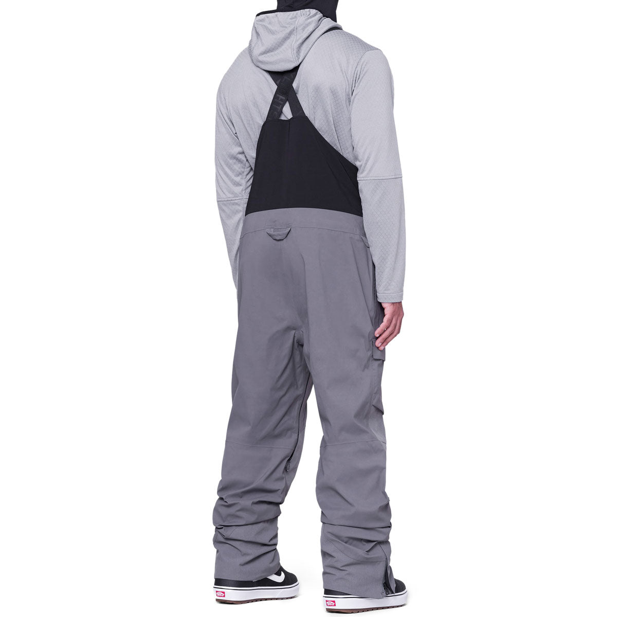 686 Grtx Stretch Dispatch Bib Snowboard Pants - Rhino Grey image 2