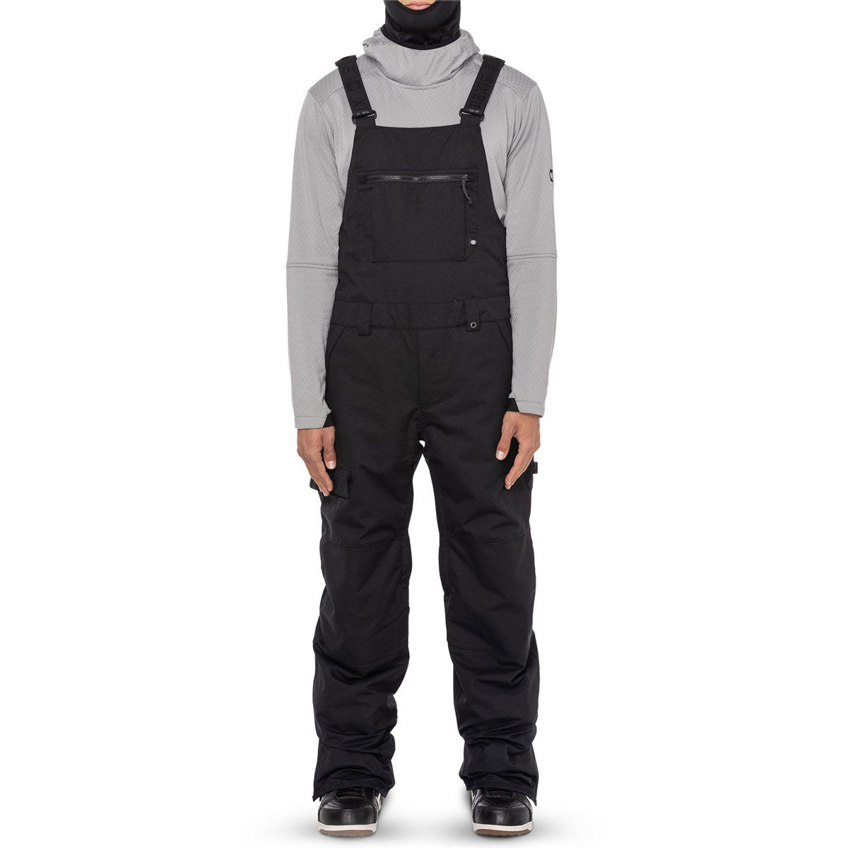 686 Hot Lap Insulated 2023 Bib Snowboard Pants - Black image 1