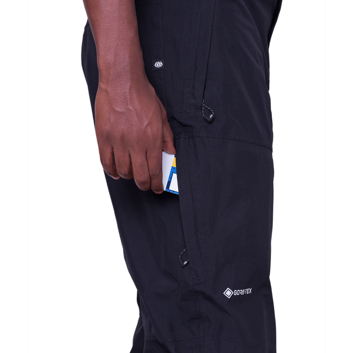686 Gore-Tex Core Insulated Snowboard Pants - Black image 3