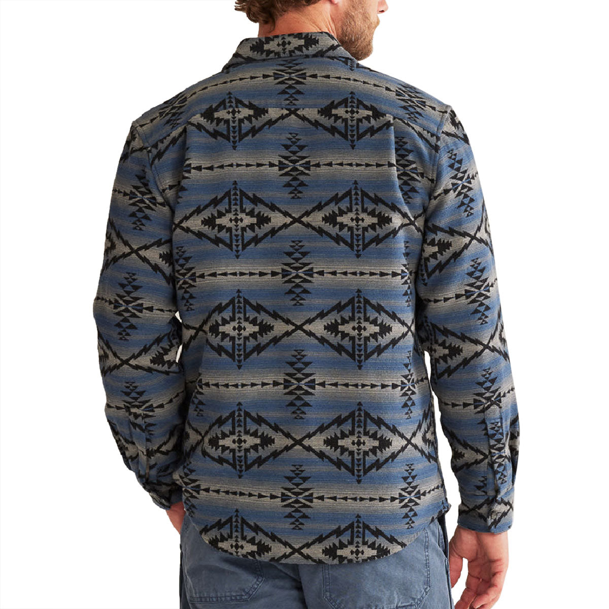 Pendleton Marshall Chamois Shirt - Trapper Peak Blue/Grey image 2