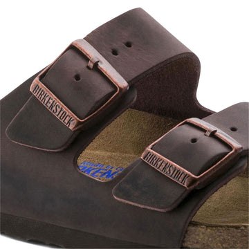 Birkenstock Womens Arizona Soft Footbed Sandals - Habana Oiled Leather