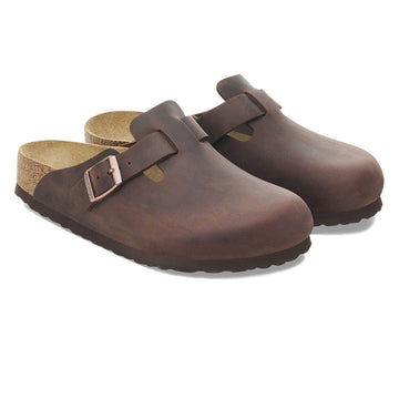 Birkenstock Boston Soft Footbed Sandals - Habana Oiled Leather