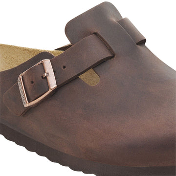 Birkenstock Boston Soft Footbed Sandals - Habana Oiled Leather