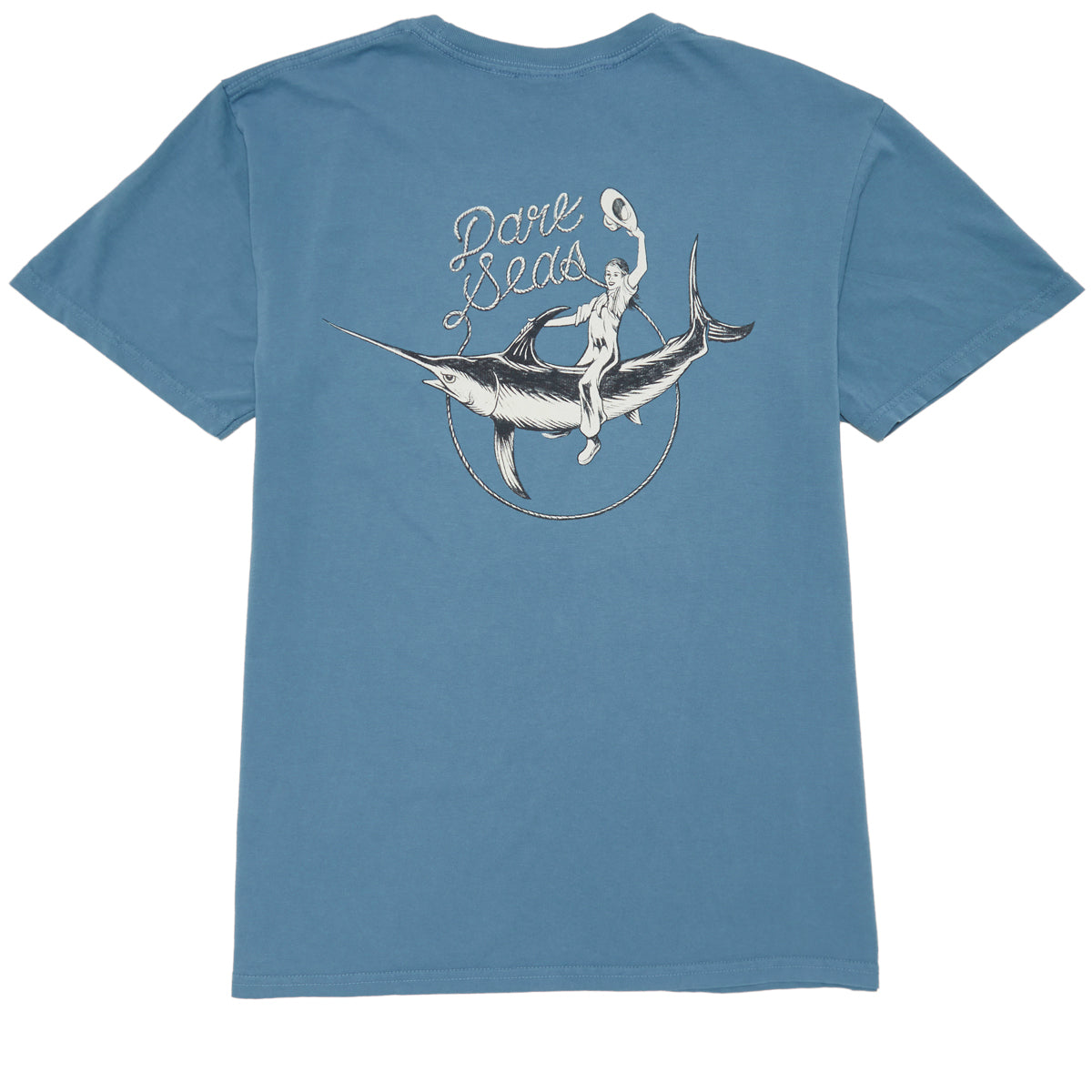 Dark Seas Salty Rodeo T-Shirt - Blue Fin image 1