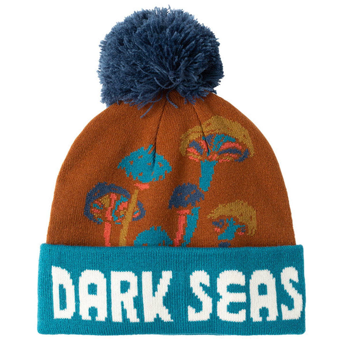 Dark Seas Azure Beanie - Ginger/Teal image 1