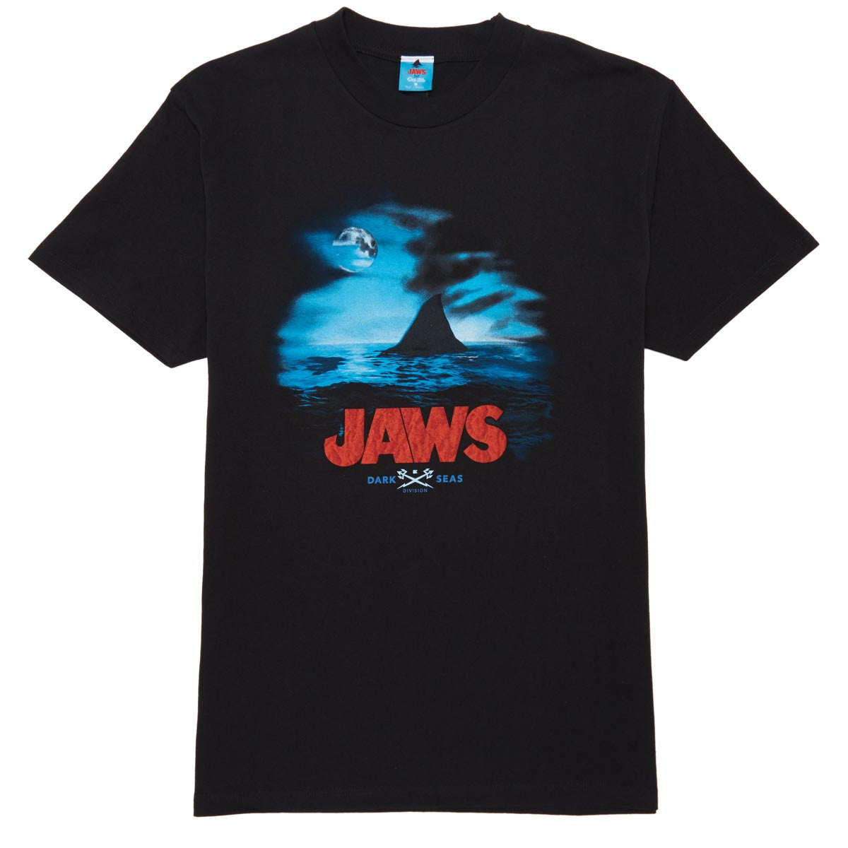 Dark Seas x Jaws Super Thriller T-Shirt - Black image 1