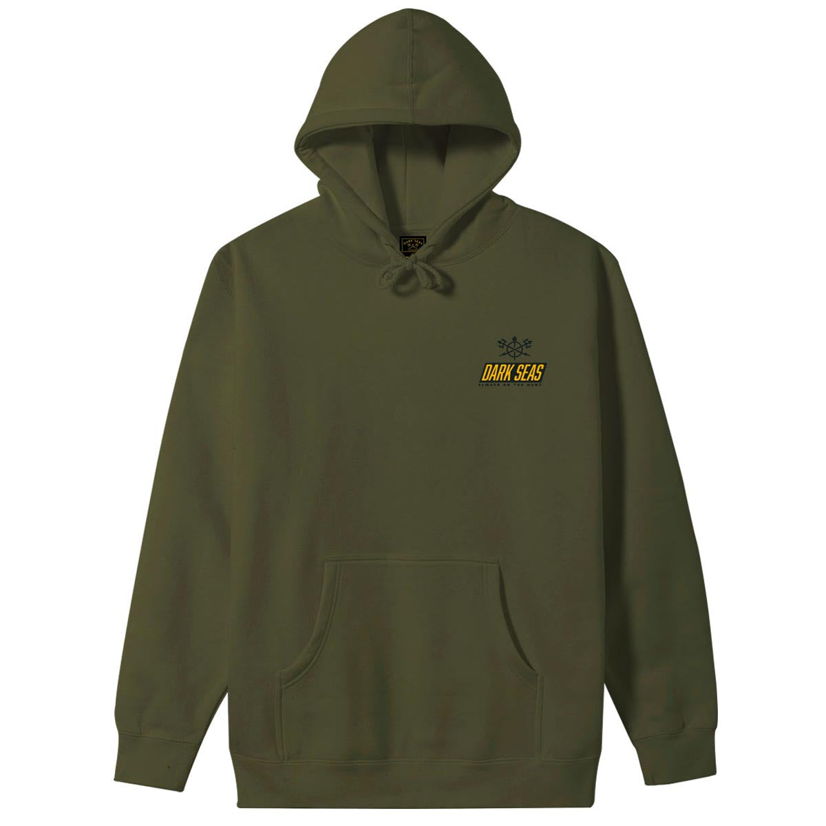 Dark Seas Provisions Hoodie - Army image 2