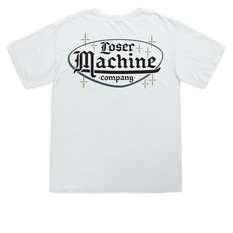 Loser Machine Smoking Lounge Pocket T-Shirt - White