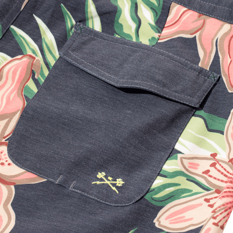 Dark Seas Sennit Boardshorts - Black