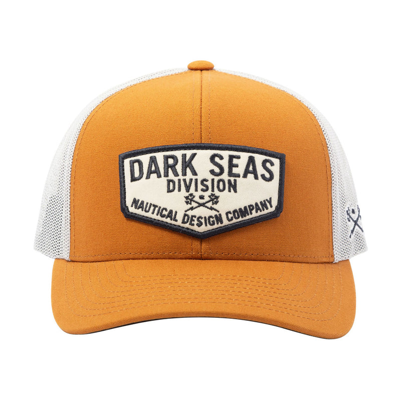 Dark Seas Transom Hat - Caramel/White