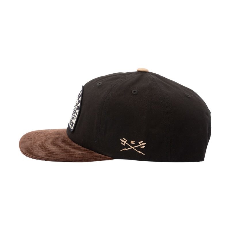 Dark Seas Oberon Hat - Black/Brown