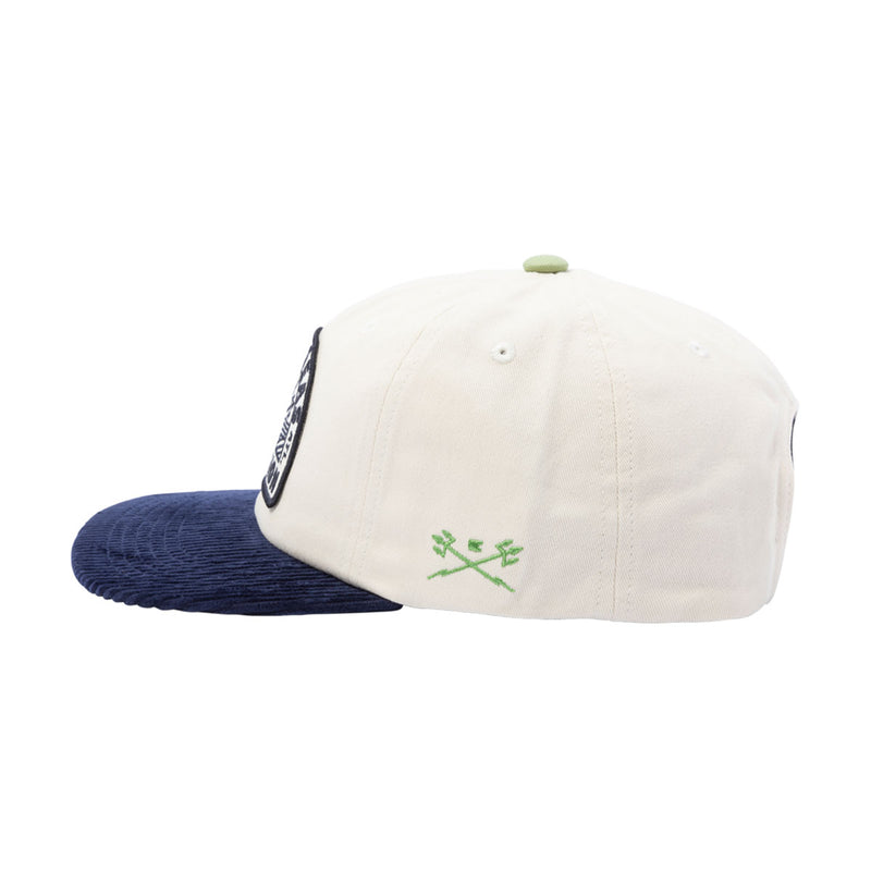 Dark Seas Oberon Hat - White/Navy