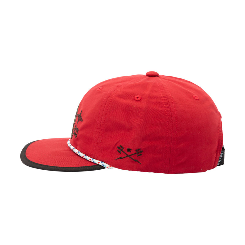 Dark Seas Striper Hat - Red