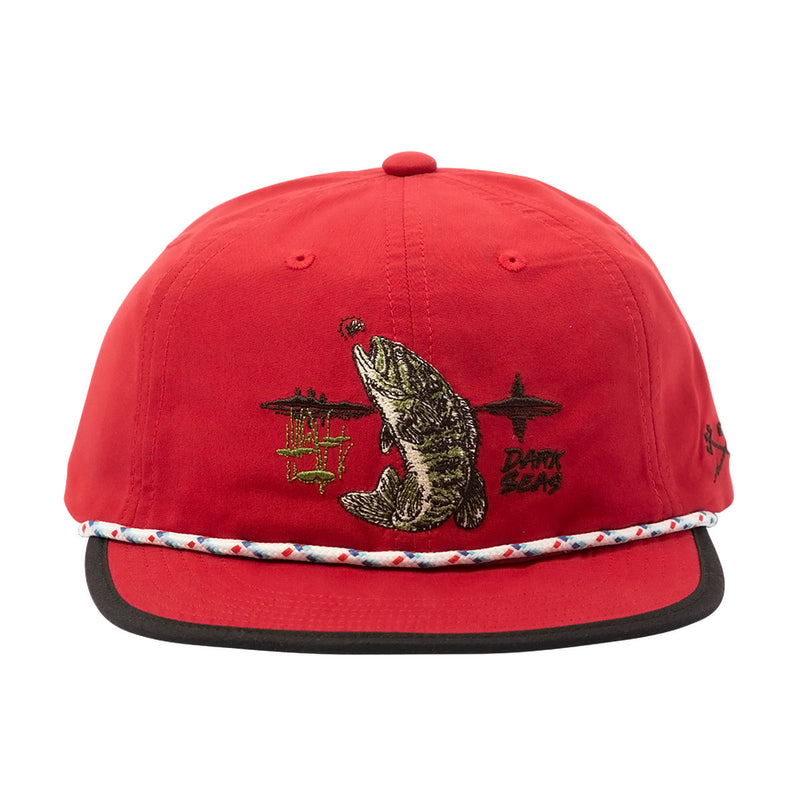 Dark Seas Striper Hat - Red