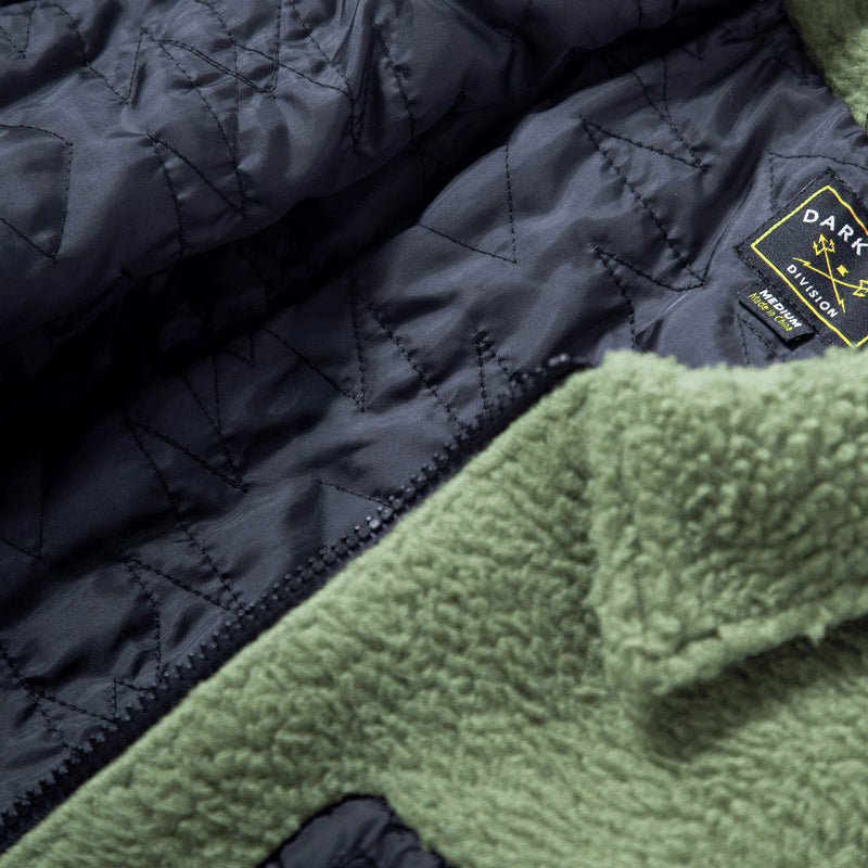 Dark Seas Hancock Fleece Jacket - Olive