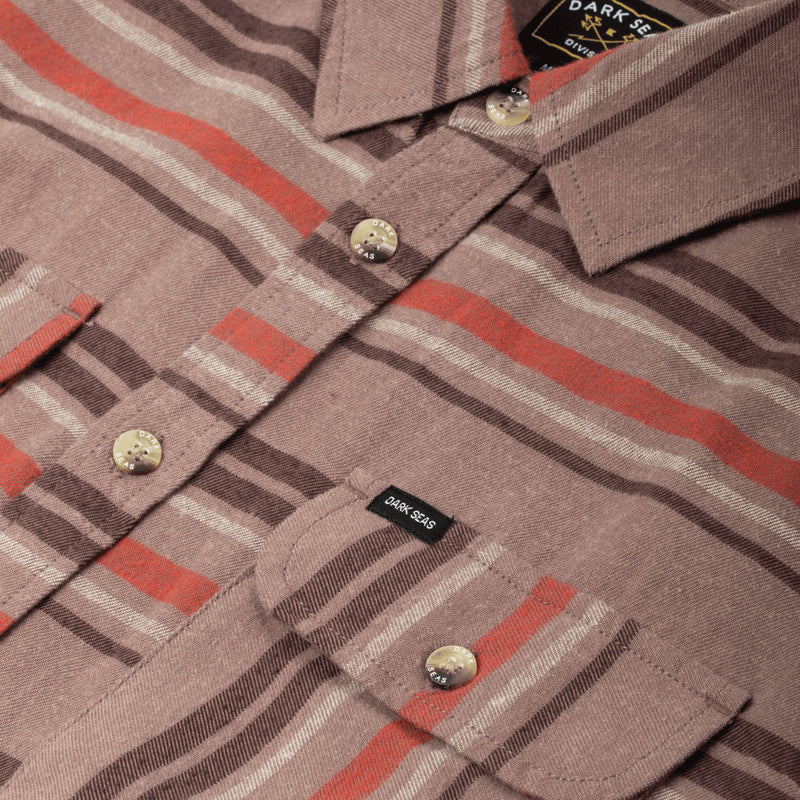 Dark Seas Briarcreek Long Sleeve Shirt - Mauve