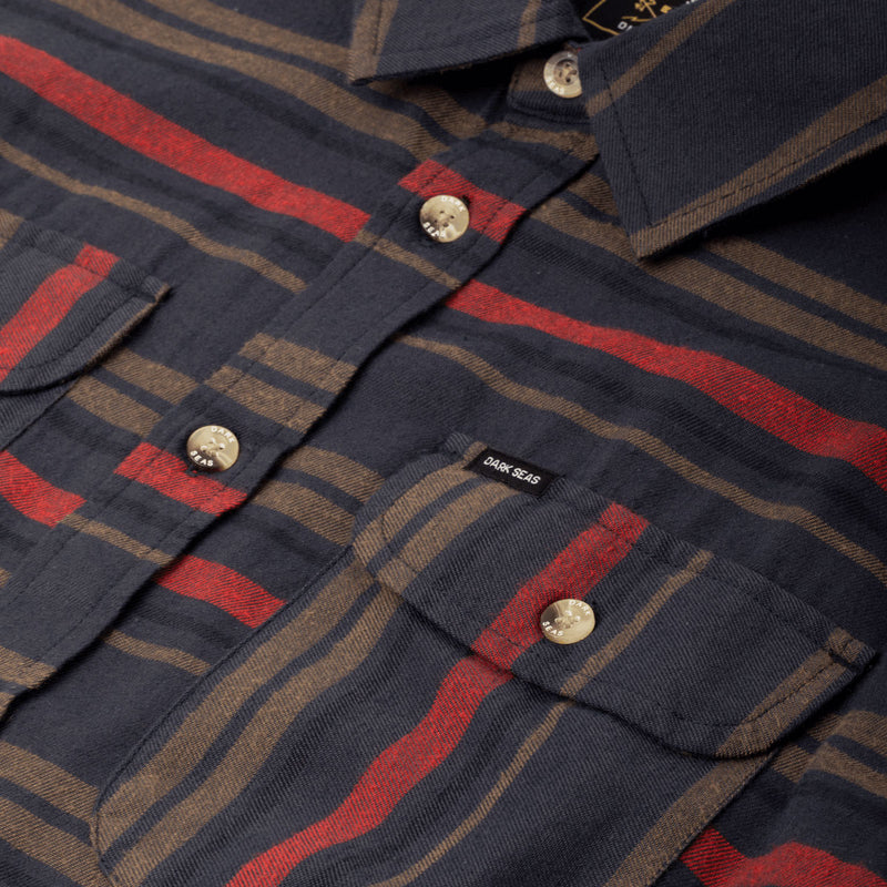 Dark Seas Briarcreek Long Sleeve Shirt - Navy