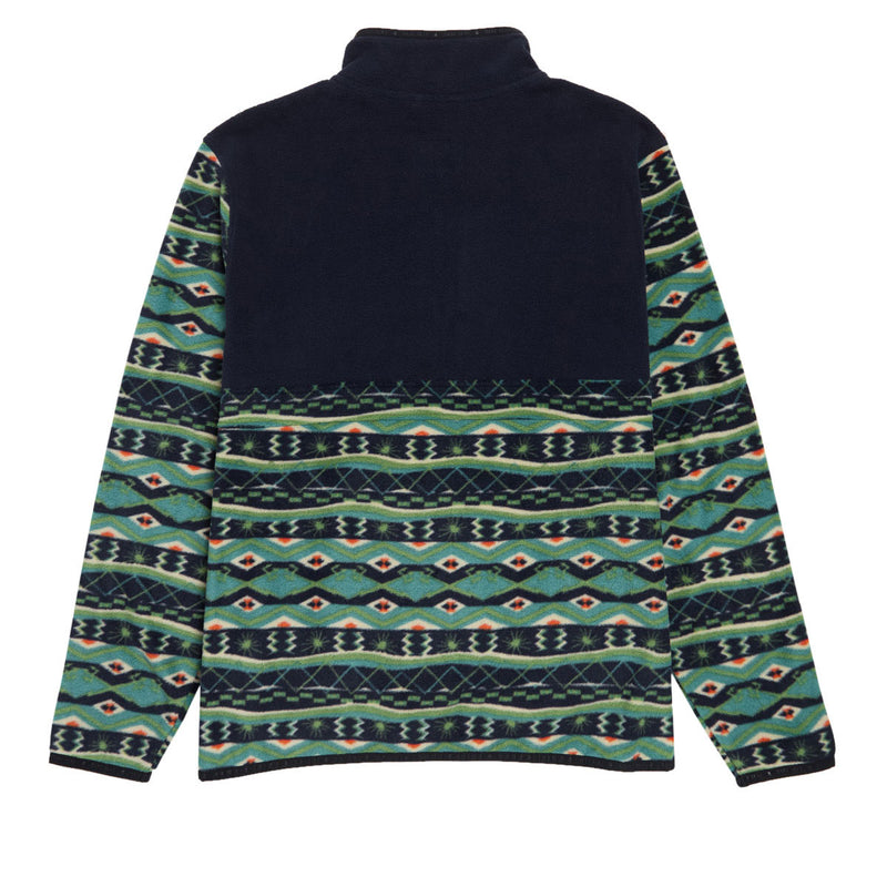 Dark Seas Walter Fleece Sweatshirt - Navy/Teal
