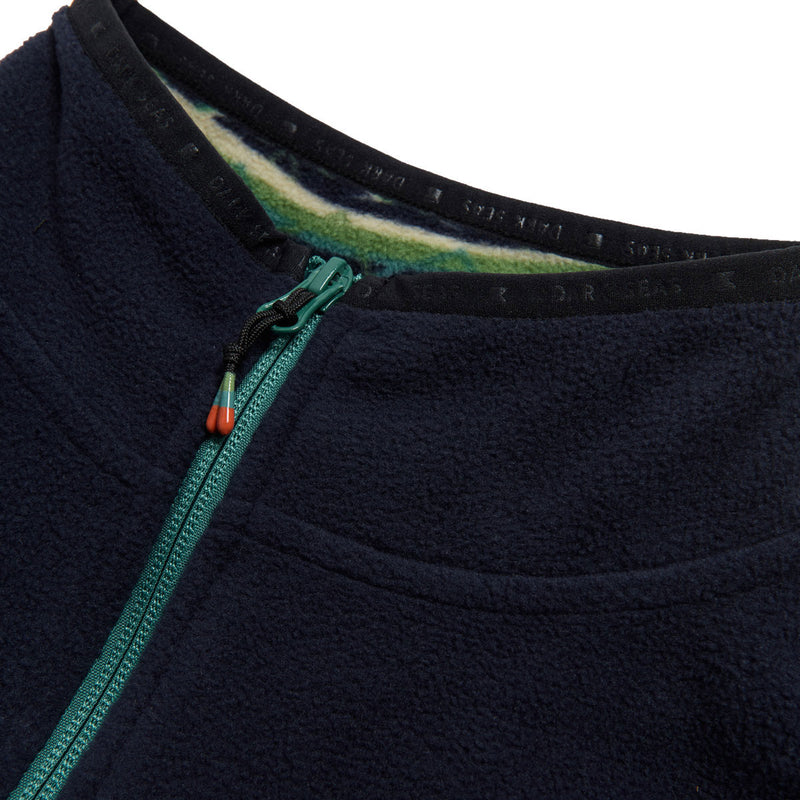 Dark Seas Walter Fleece Sweatshirt - Navy/Teal